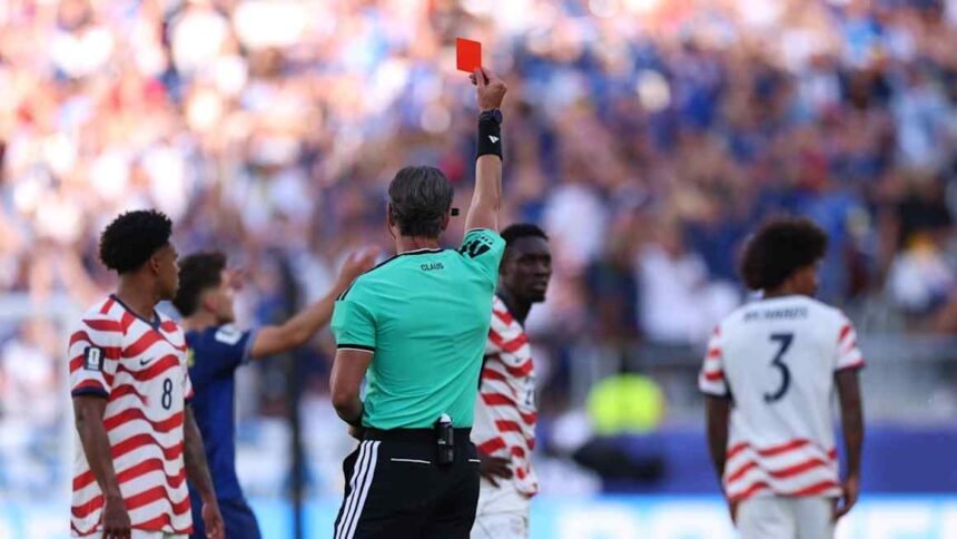 Fifa’s red card scandal crosses ‘Rubicon’ on to the pitch